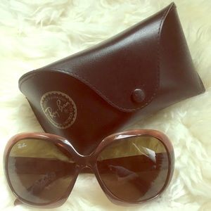 Authentic Ray-Ban sunglasses with case
